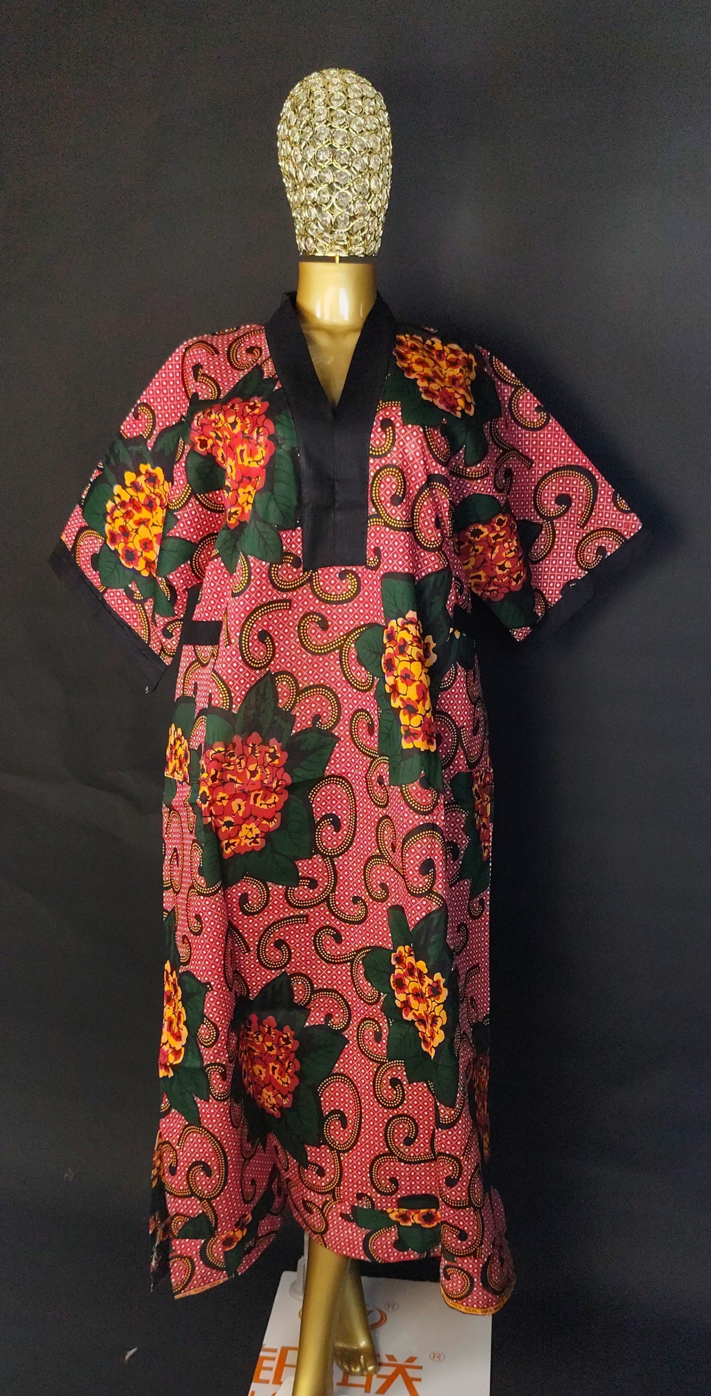 Boubou wax taille unique