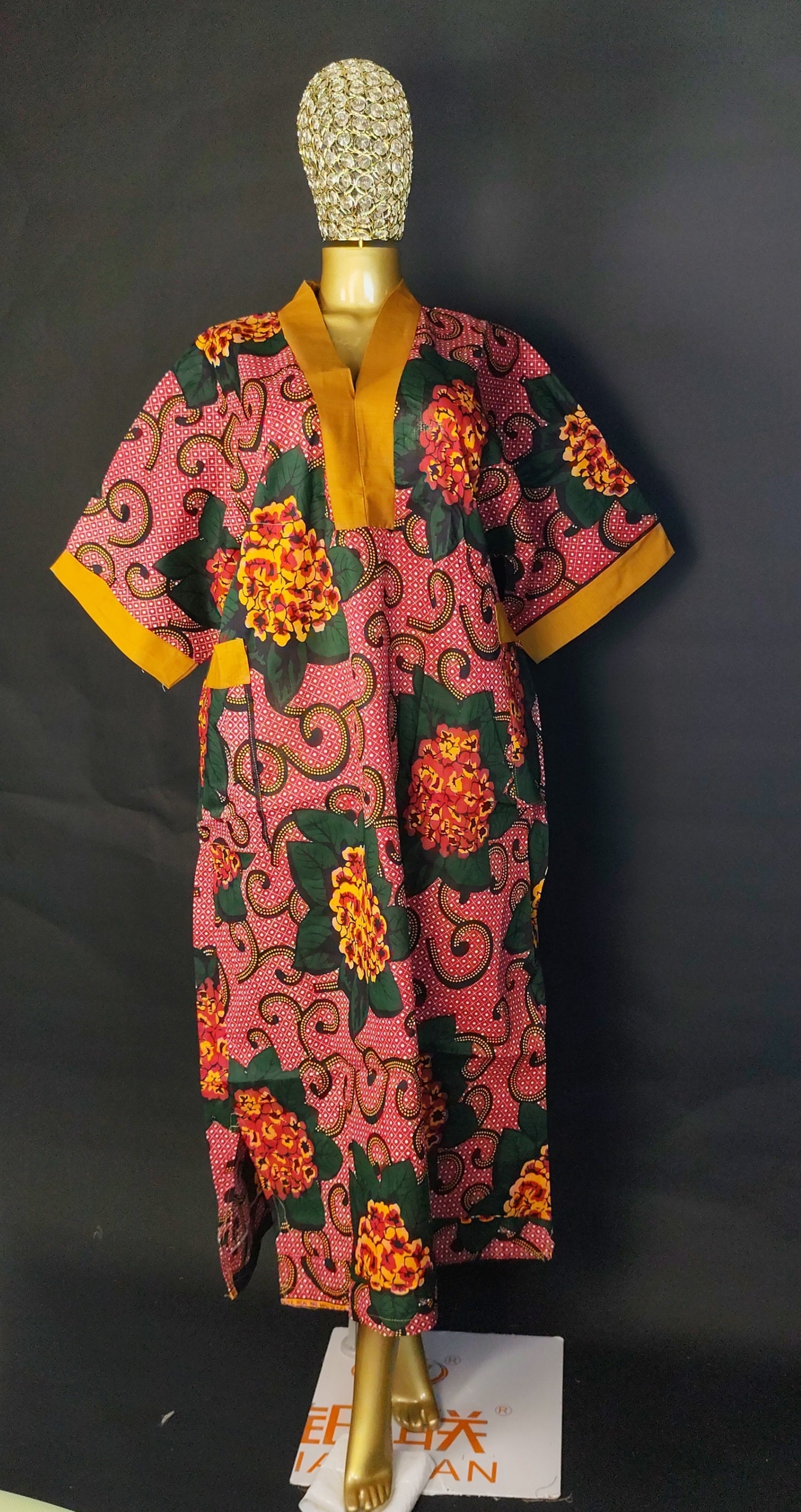 Boubou wax taille unique