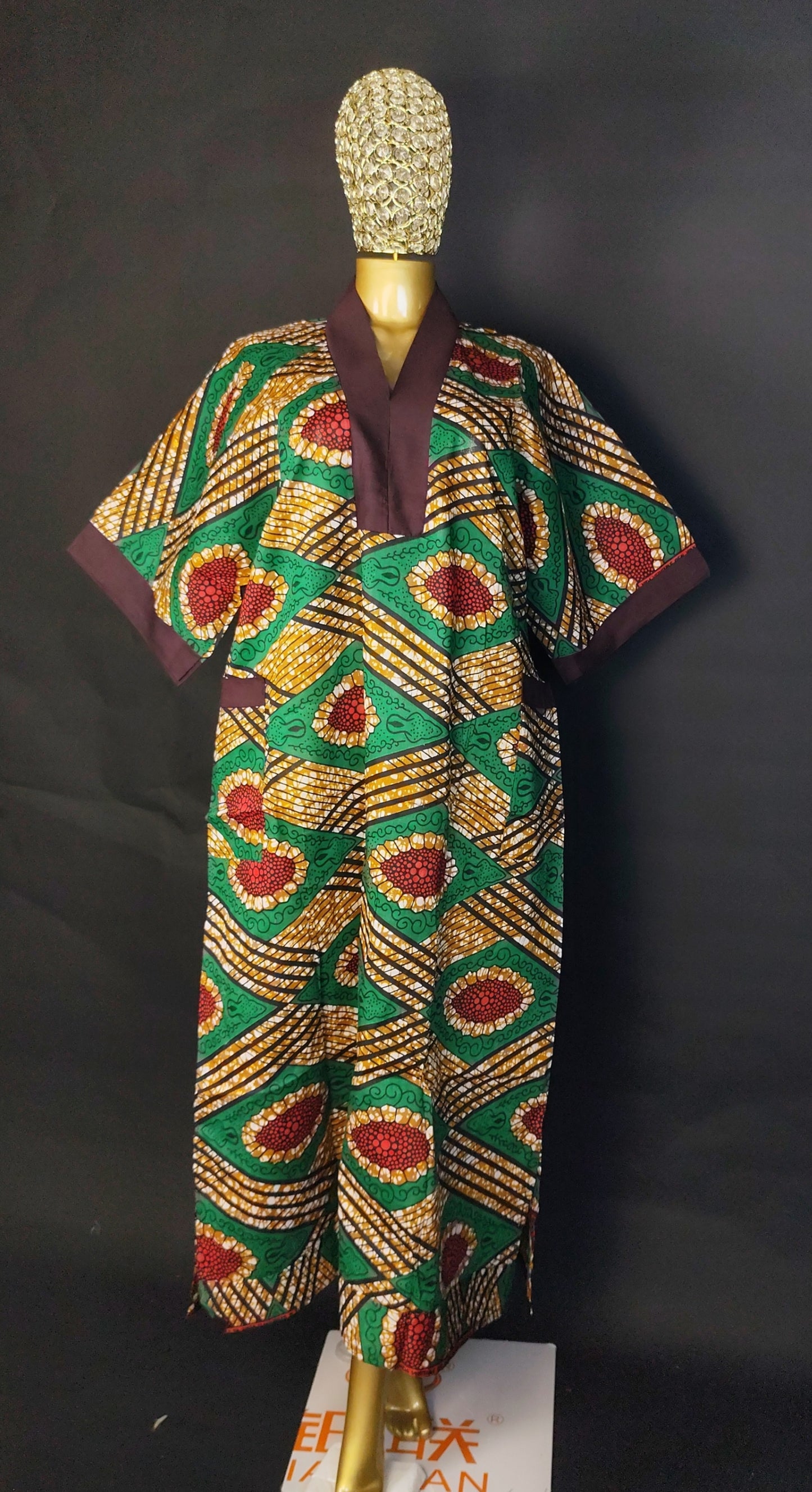 Boubou wax taille unique