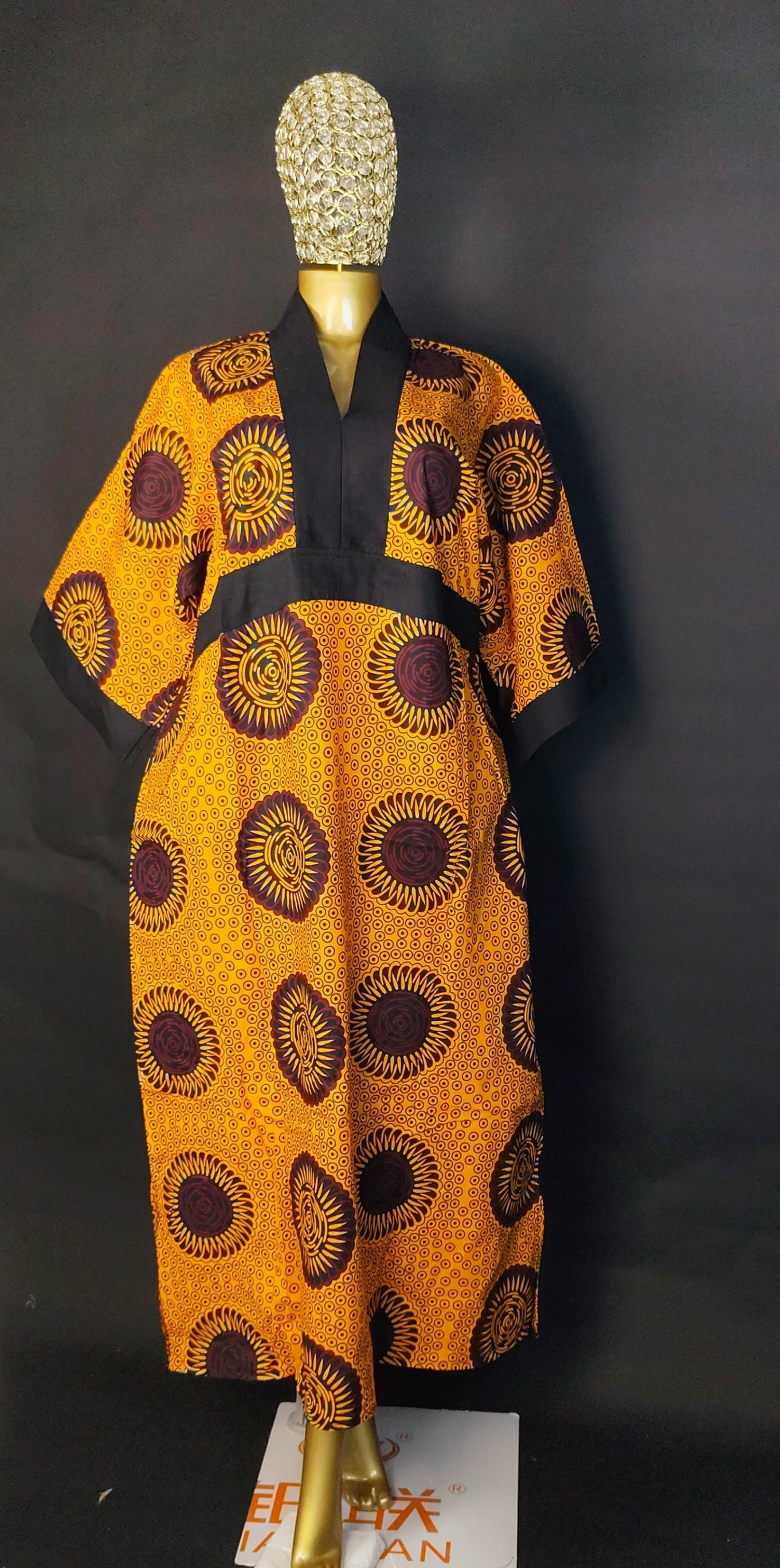 Boubou wax taille unique