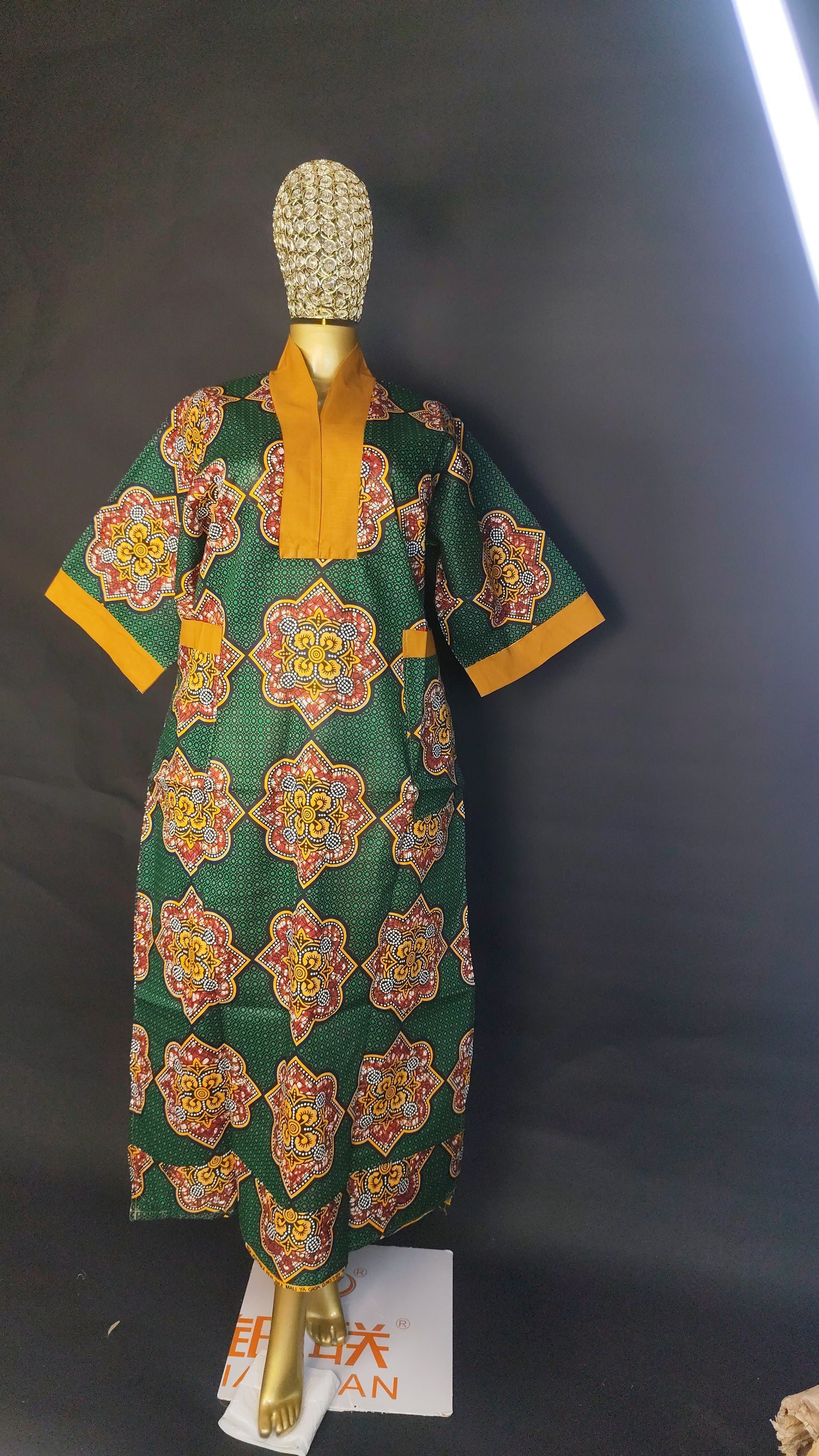 Boubou wax taille unique