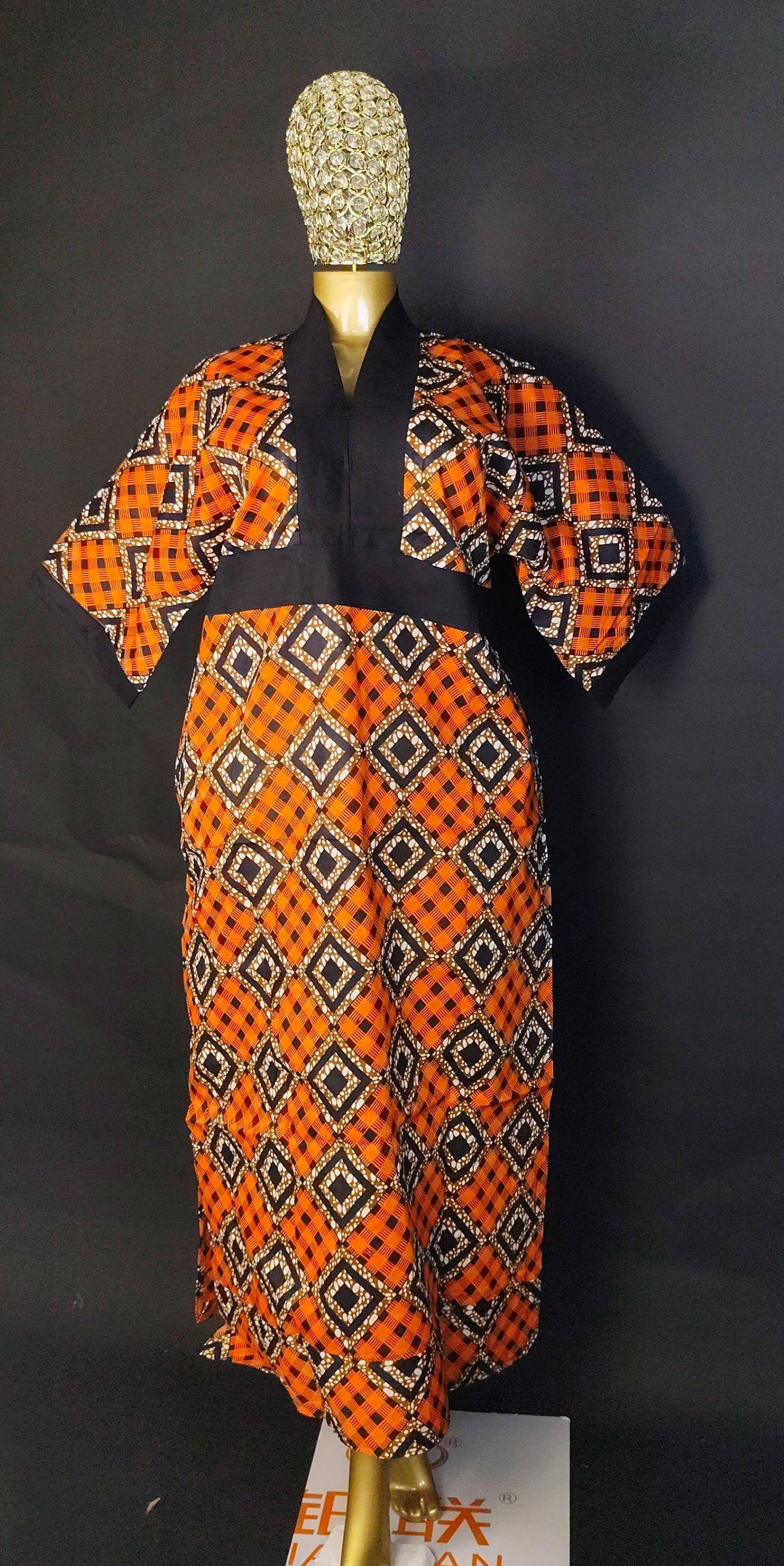Boubou wax taille unique