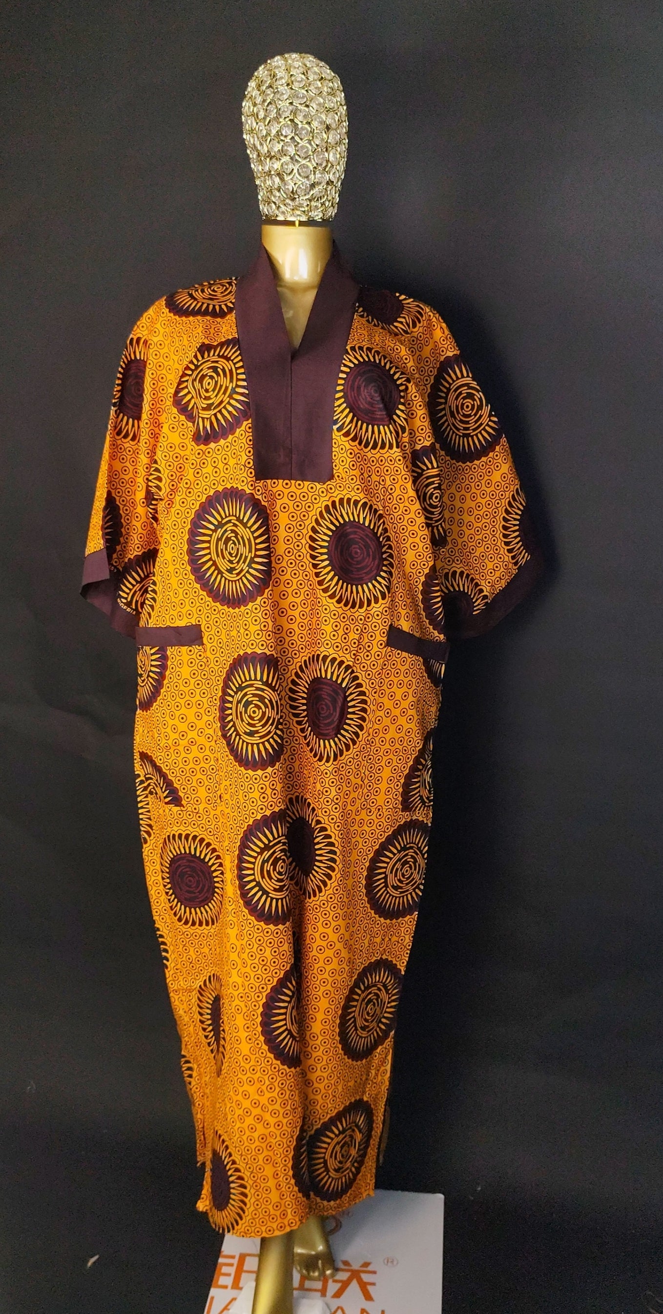 Boubou wax taille unique