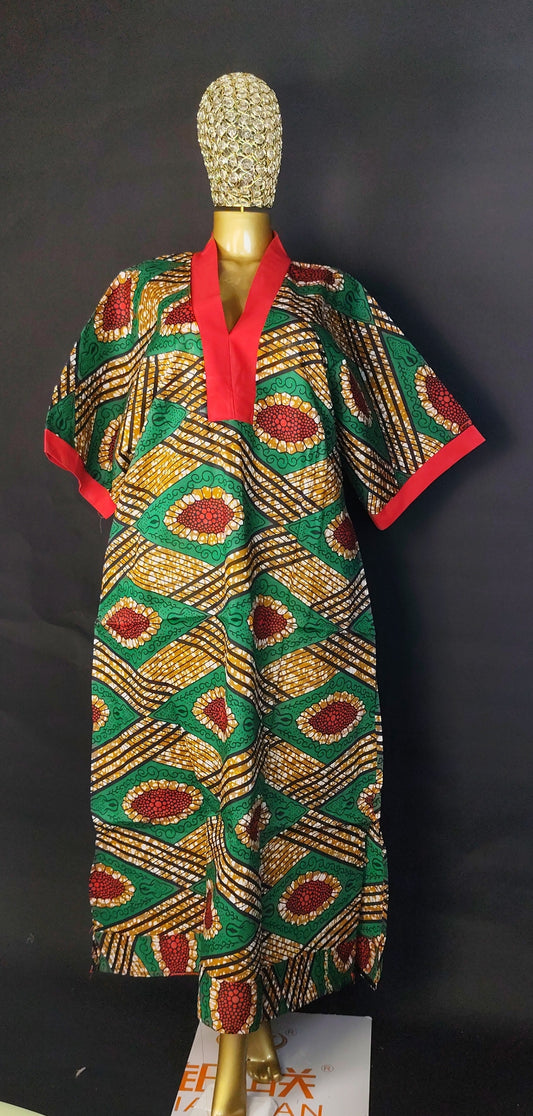 Boubou wax taille unique