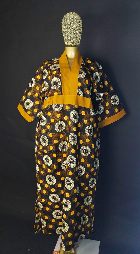 Boubou wax taille unique