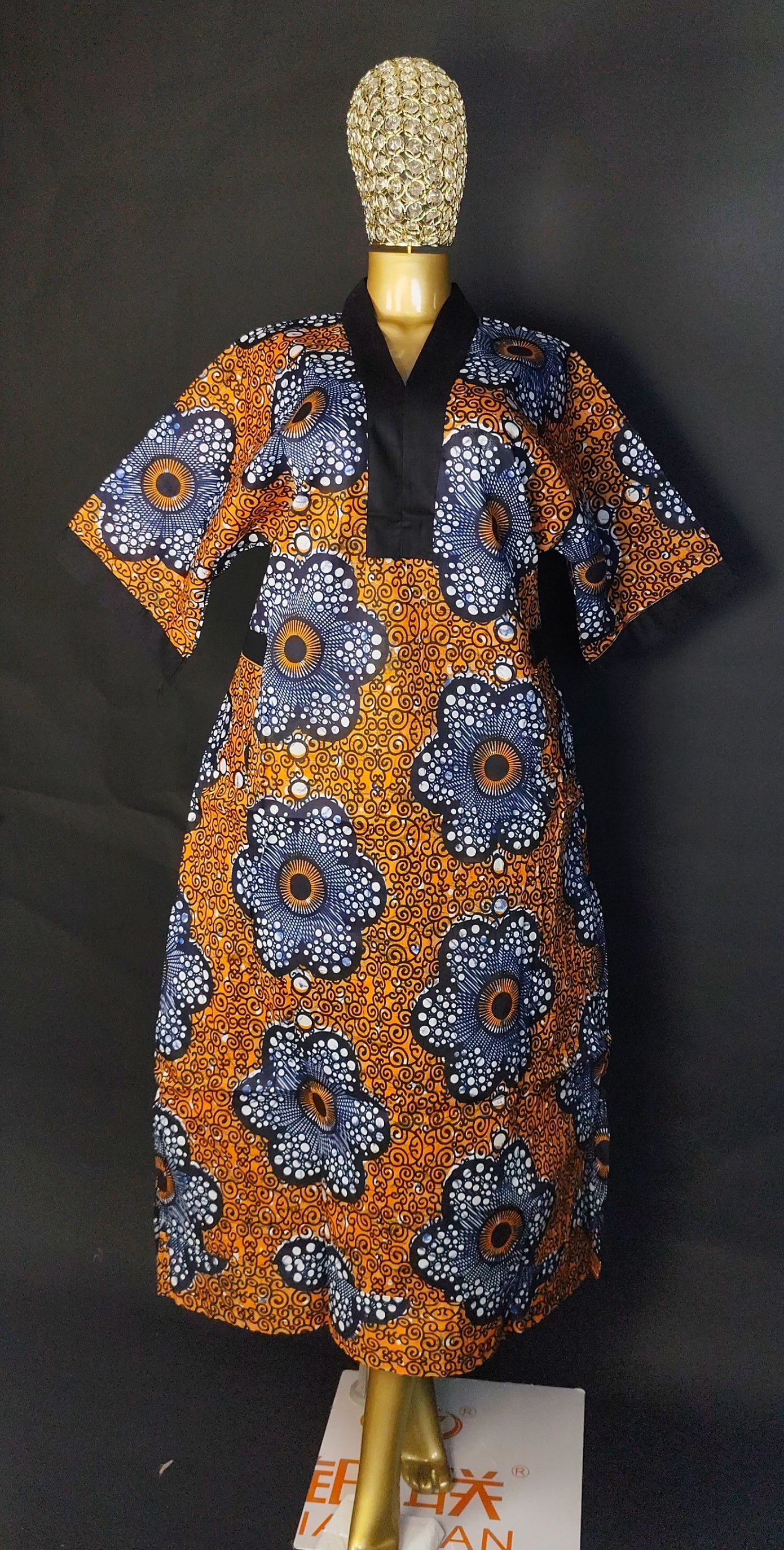 Boubou wax taille unique