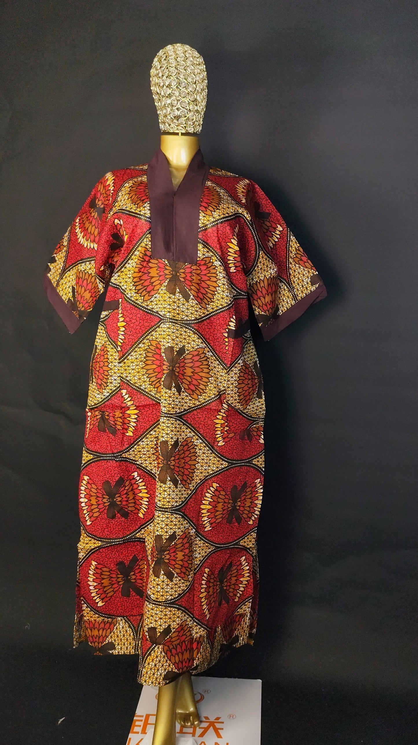 Boubou wax taille unique
