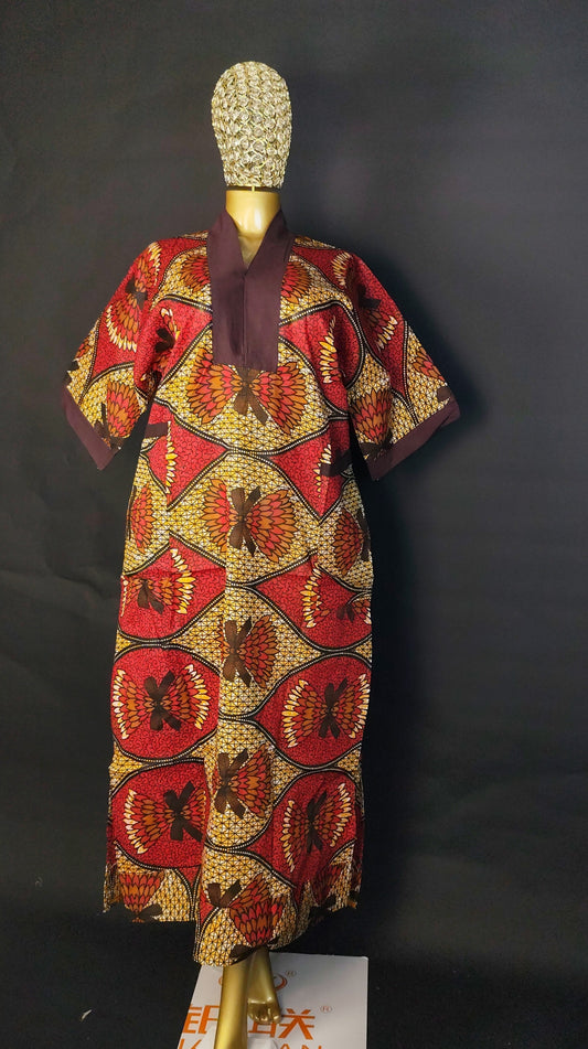 Boubou wax taille unique