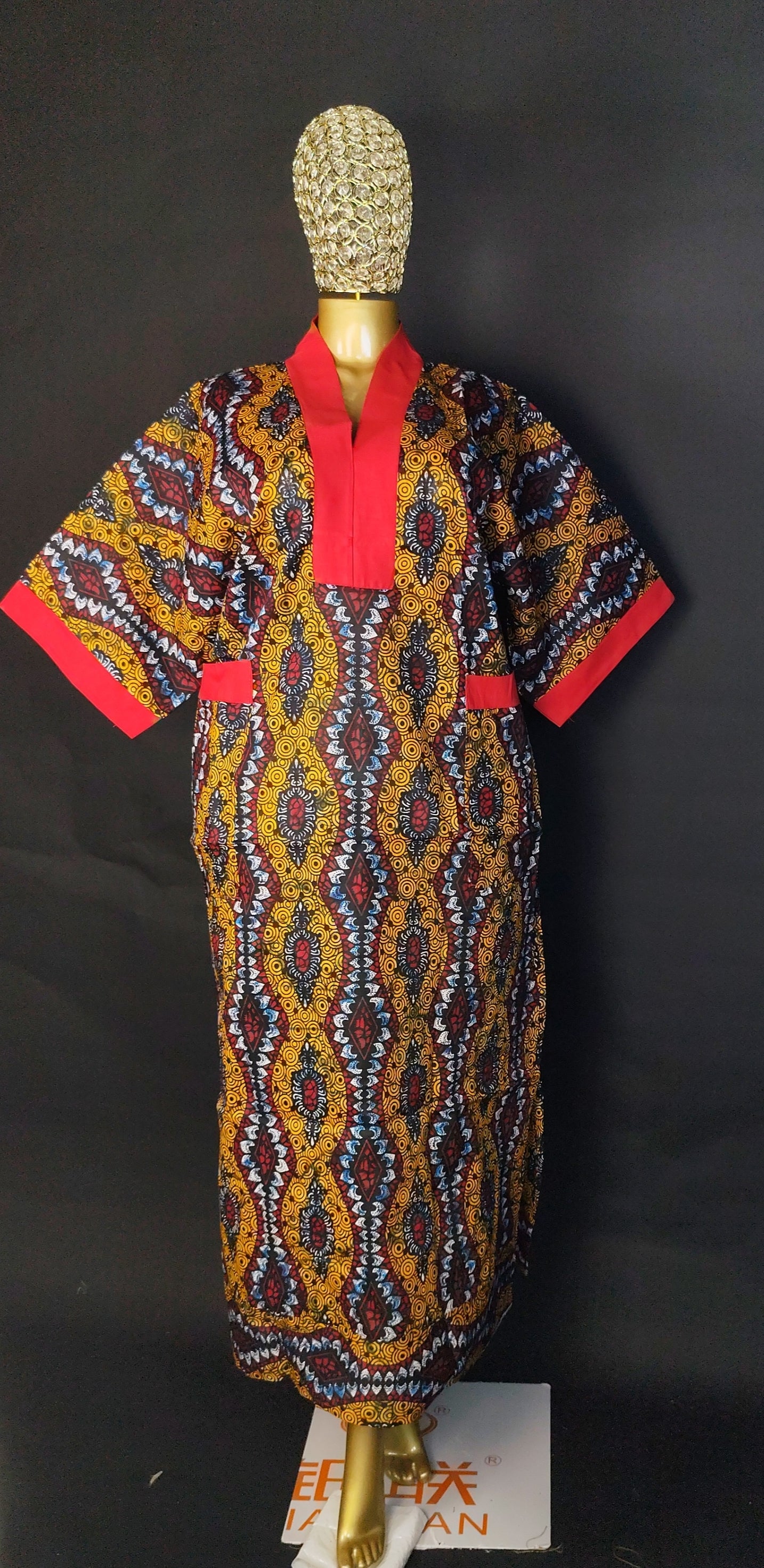 Boubou wax taille unique